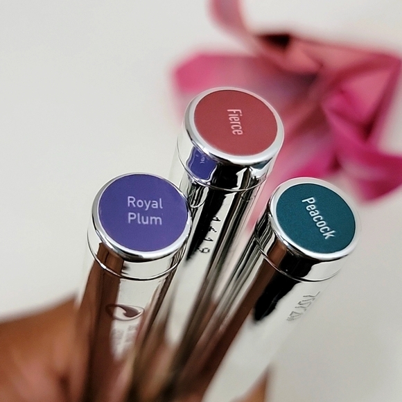 Mally Shadow Stick Extra 0.06 oz unbox  (3 pack: Fierce, Royal Plum, Peacock) - Picture 4 of 8